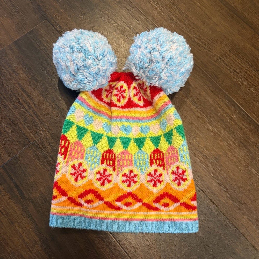 Crewcuts Multicolor Pom-Pom Knit Hat